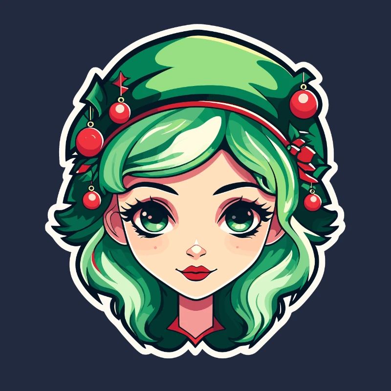 Illustration de Noël elfe