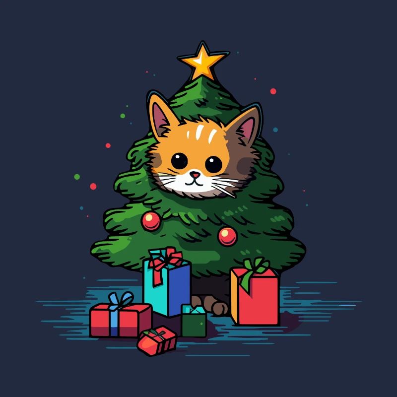 Chat de Noël
