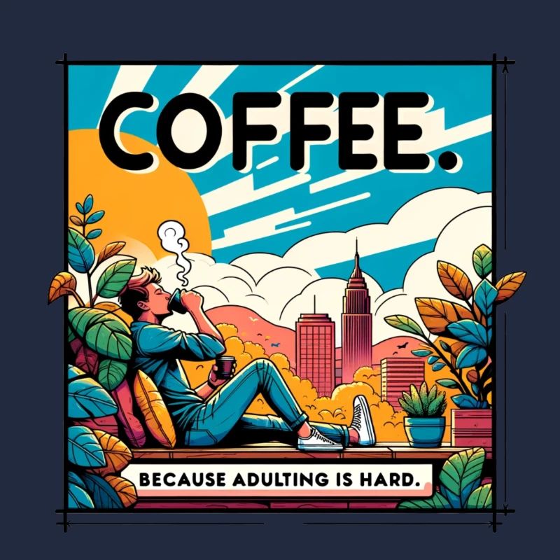 Le café parce que l’âge adulte est difficile