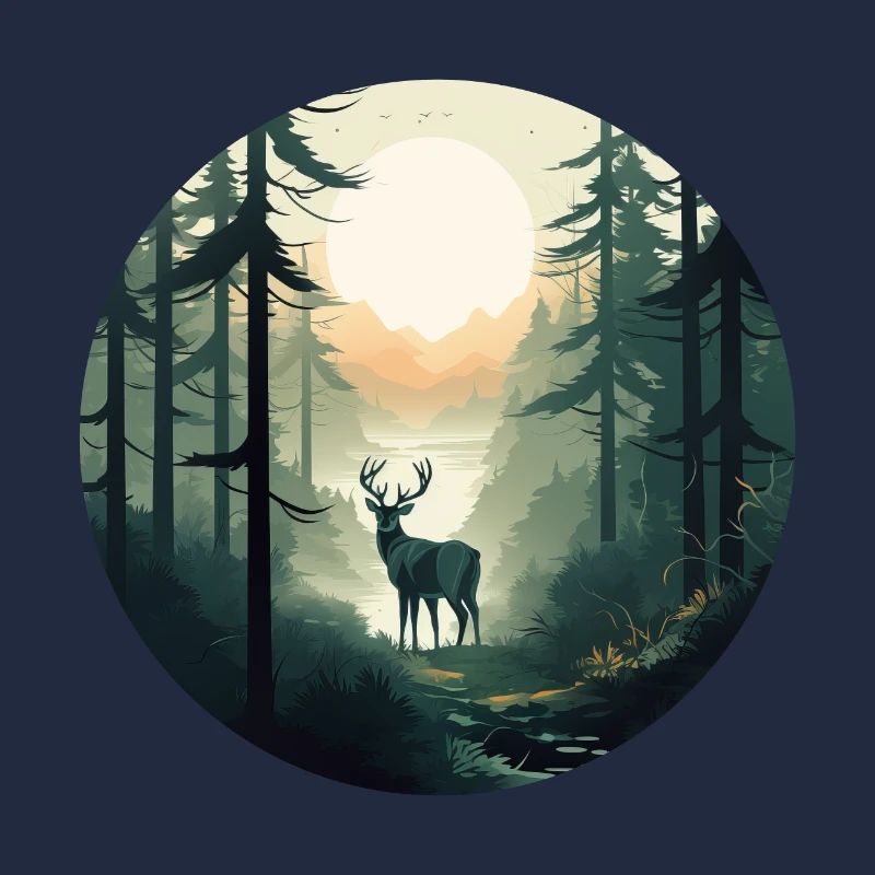 Morgendlicher Wald
