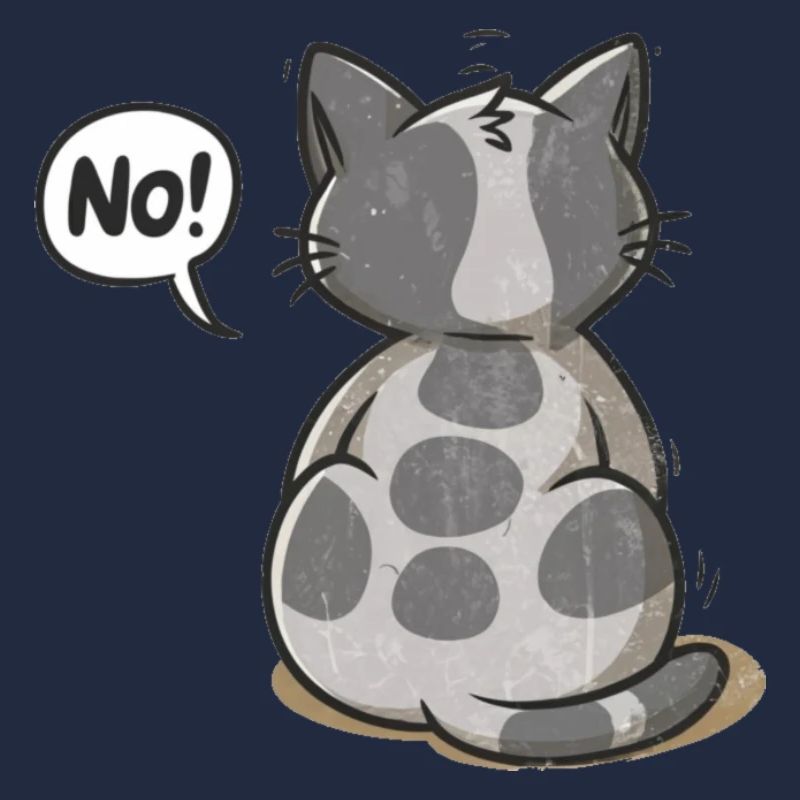 Nein! Katze