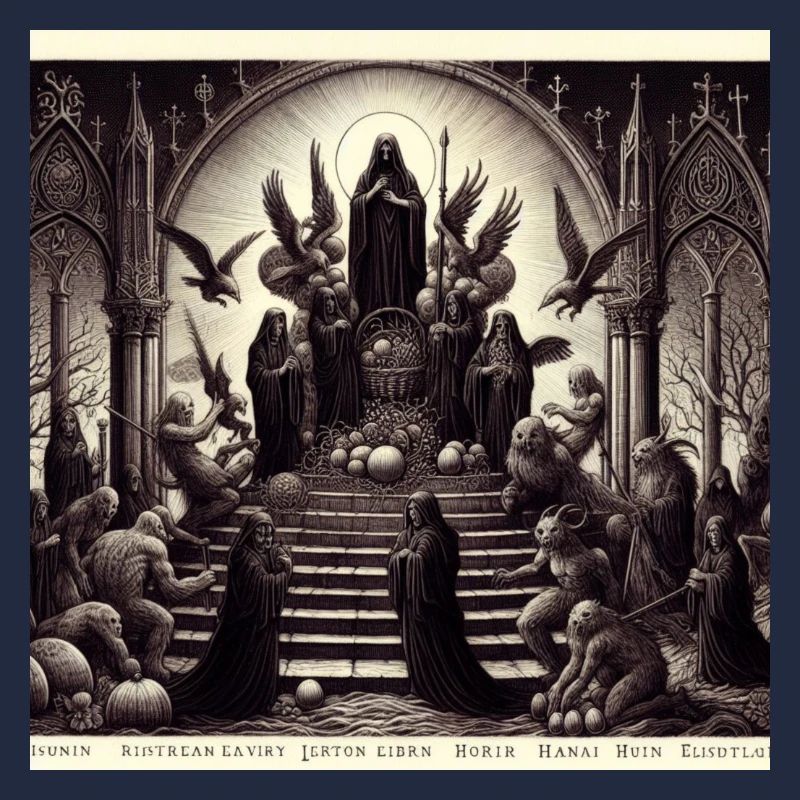 Gothic easter themed art