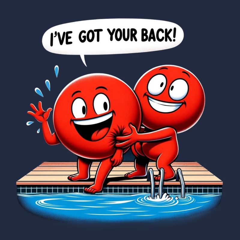 Une équipe de natation solide ensemble