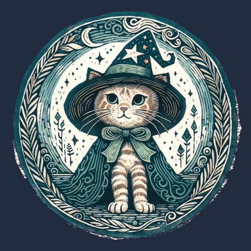 Kätzchen-Katze-Zauberer