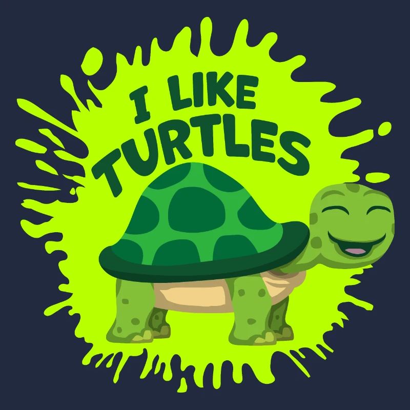 I Like Turtles Cute Tortoise Love Turtle Lover