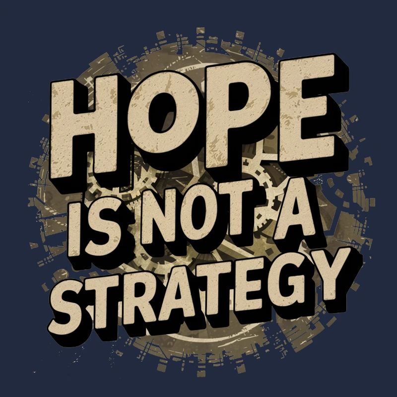 hope is not a strategy - message positif