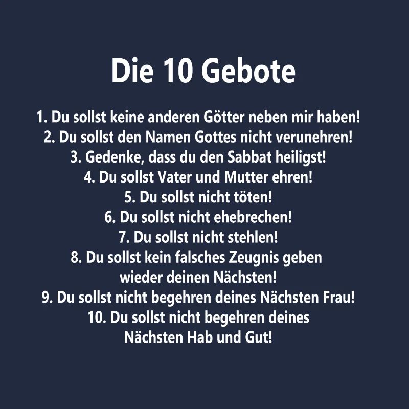 10 commandements