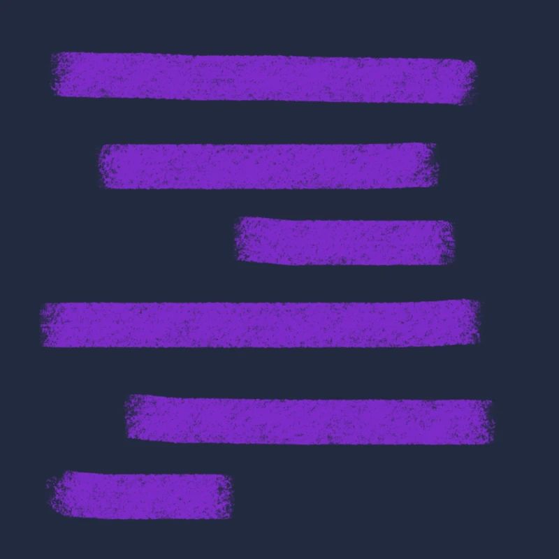 Barres de peinture violette