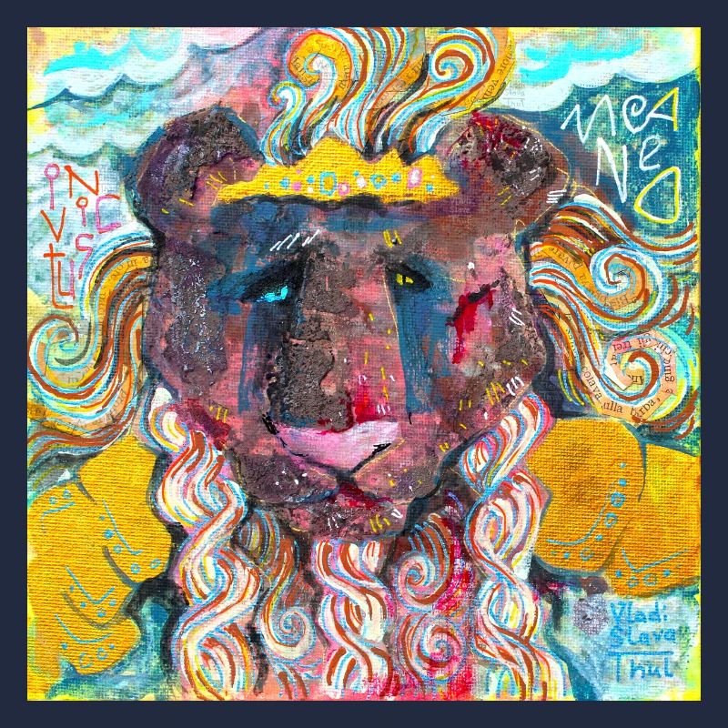 Lion guerrier