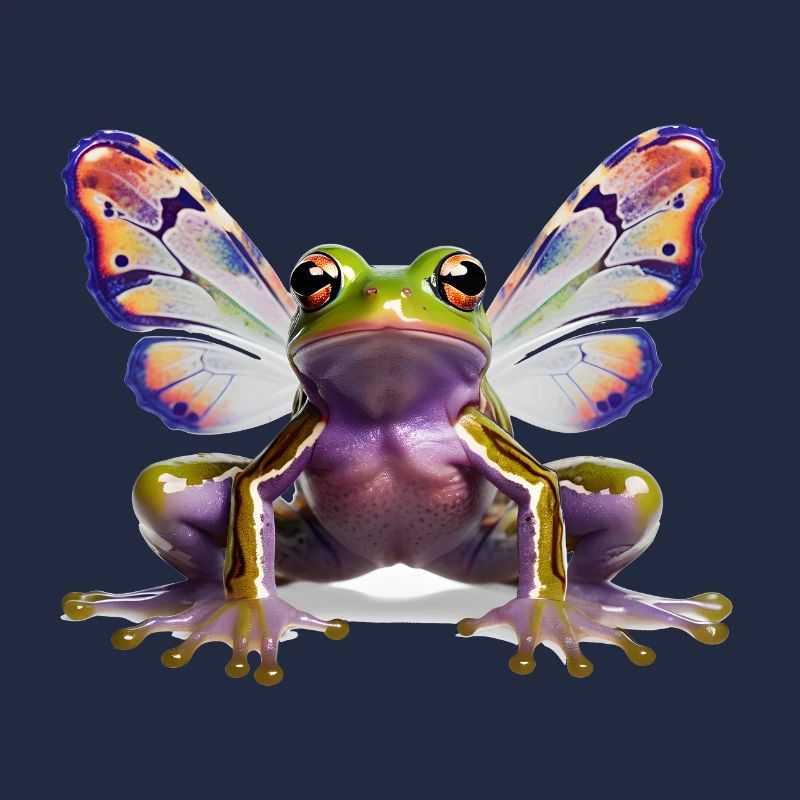Psychedelic Goa Butterfly Frog