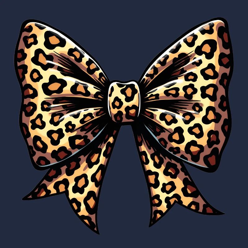 GROSSE SCHLEIFE MIT LEOPARD-TREND