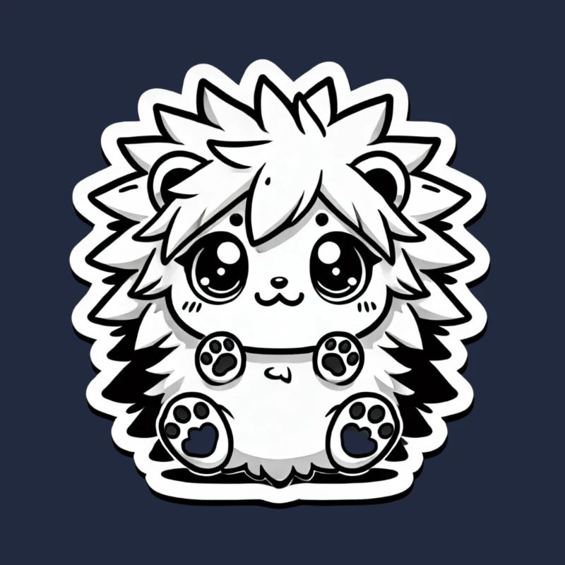 Fluffy Hedgehog - Cute and Cuddly