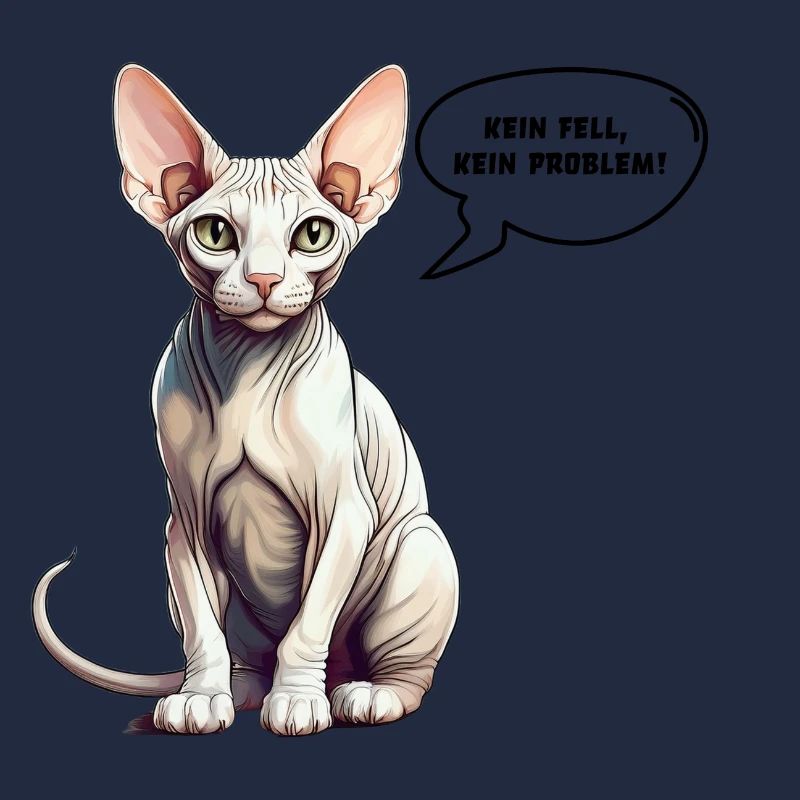Chat Sphynx Pas de fourrure, pas de problème