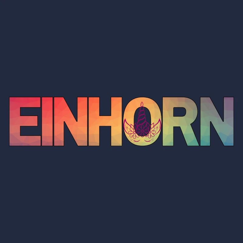 Regenbogen-Einhorn-Magie