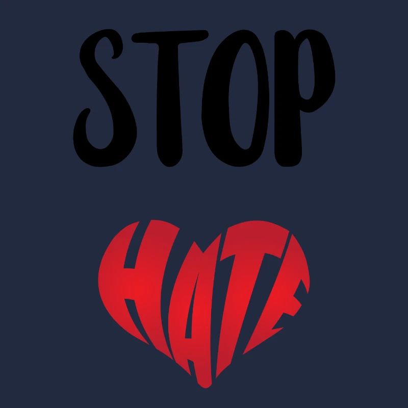 No Hate Dislike Stop Hate Anti Hate