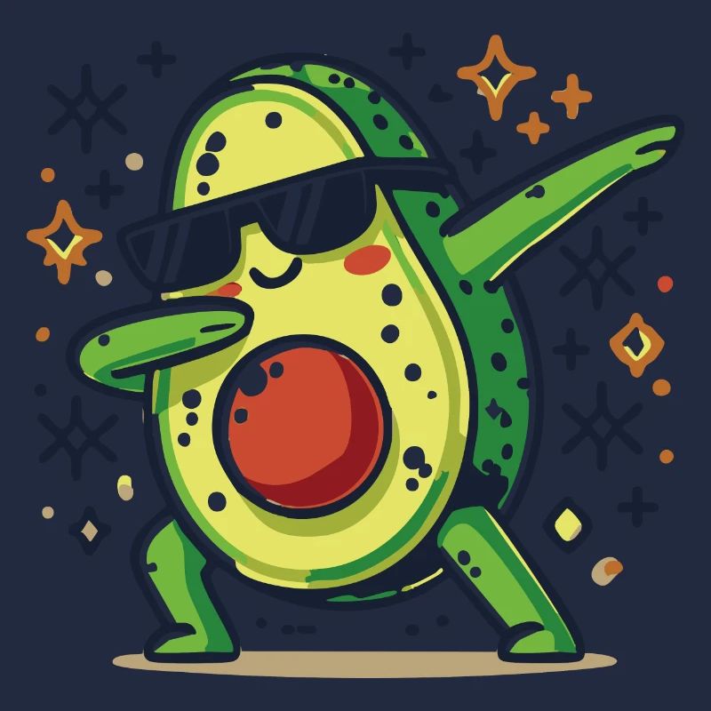Dabbende Avocado