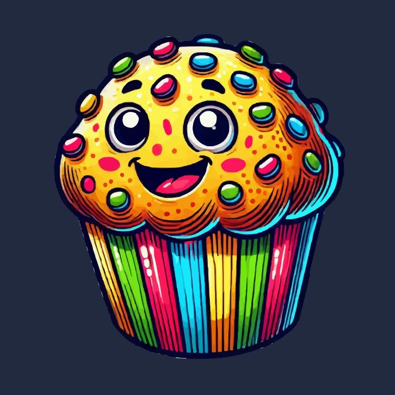 Caricature de muffins