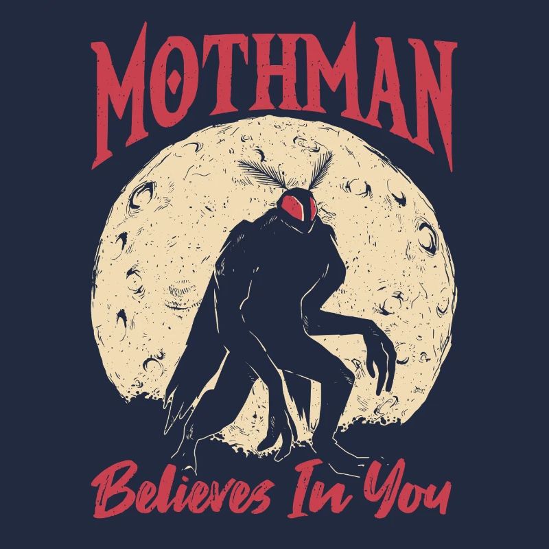 Cryptid Monster Mothman glaubt an dich