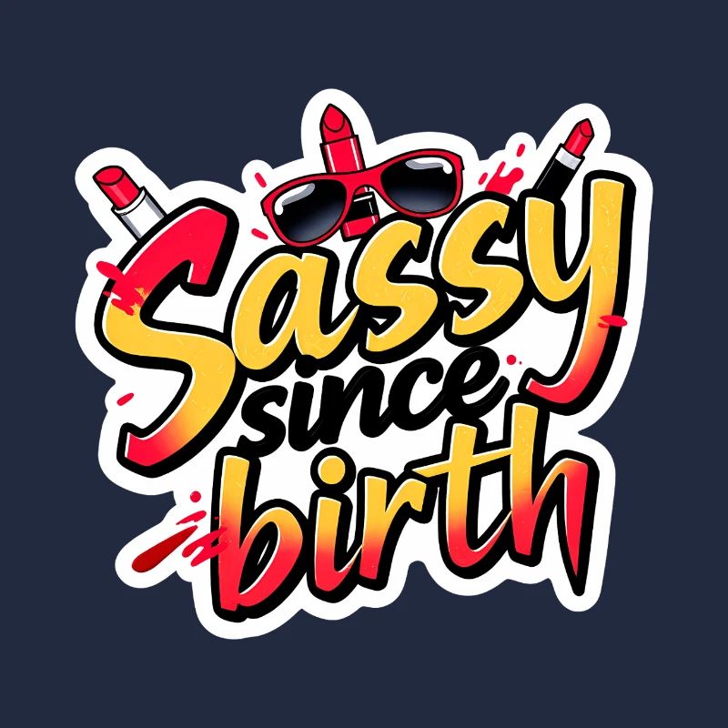 Frech Seit der Geburt Mutige Graffiti-Ästhetik Heftig