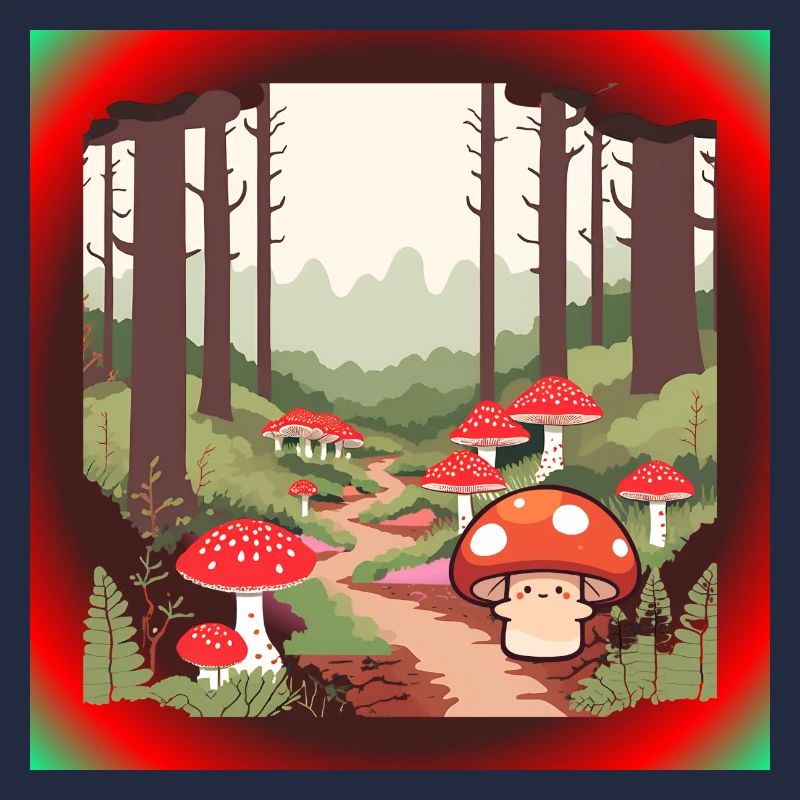 Champignons dans la forêt