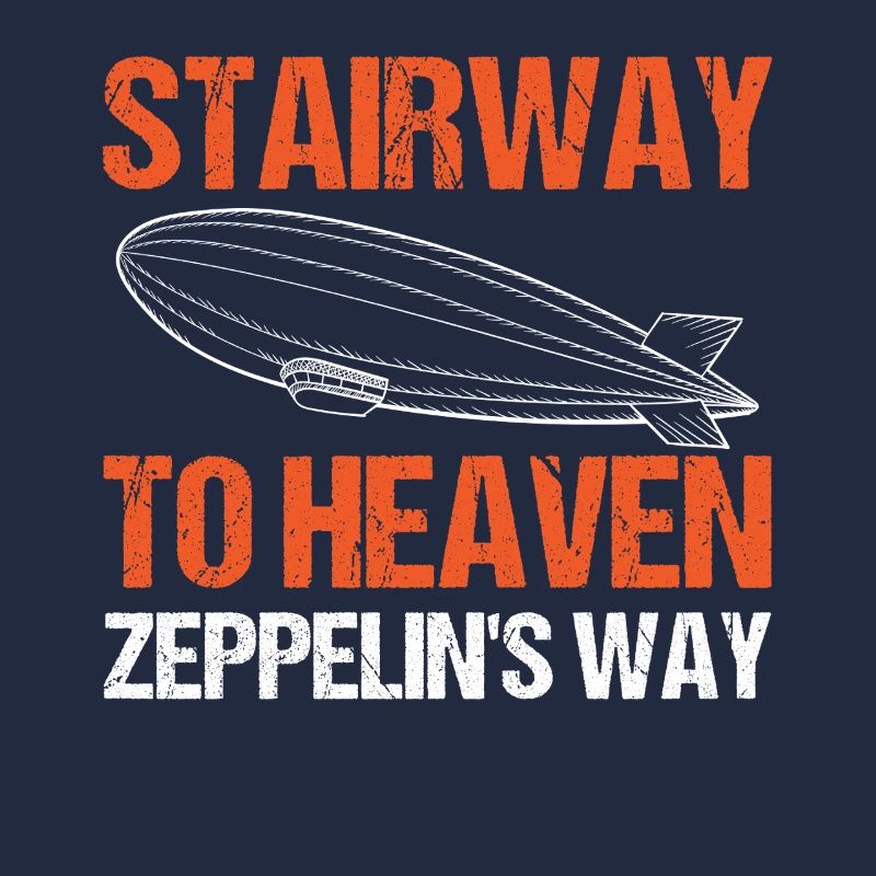 Dirigeable Zeppelin vintage 70 ans