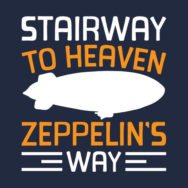 Dirigeable Zeppelin vintage 70 ans
