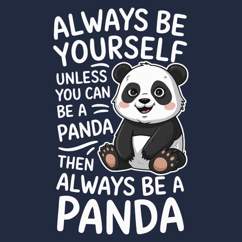 Sei Immer Du Selbst, Ein Panda Sein