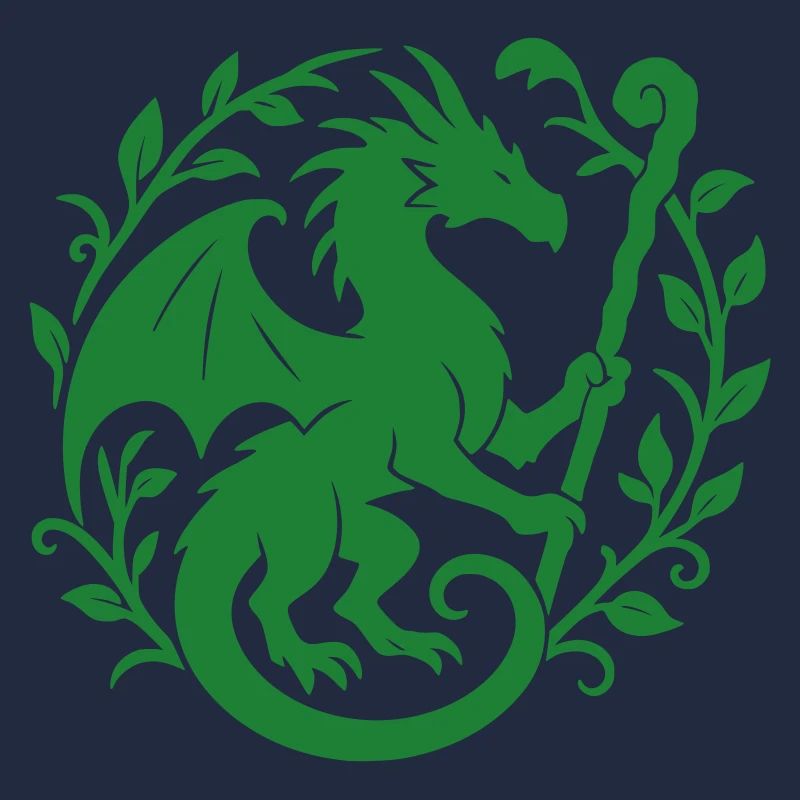 Druide Dragon (vert clair)
