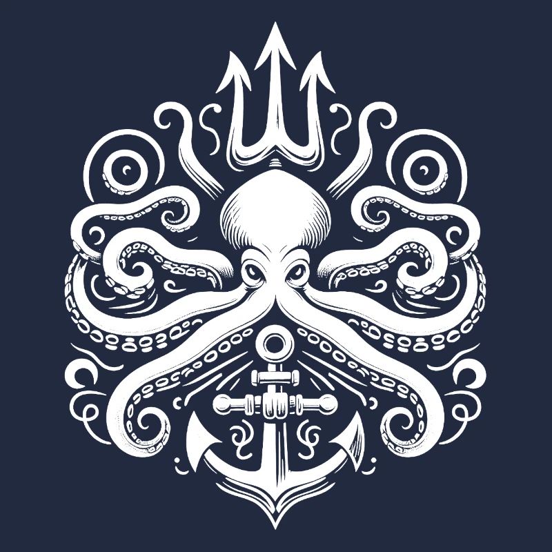 Logo du trident de pieuvre
