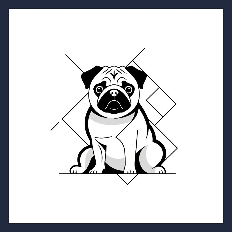 Mops Sitz