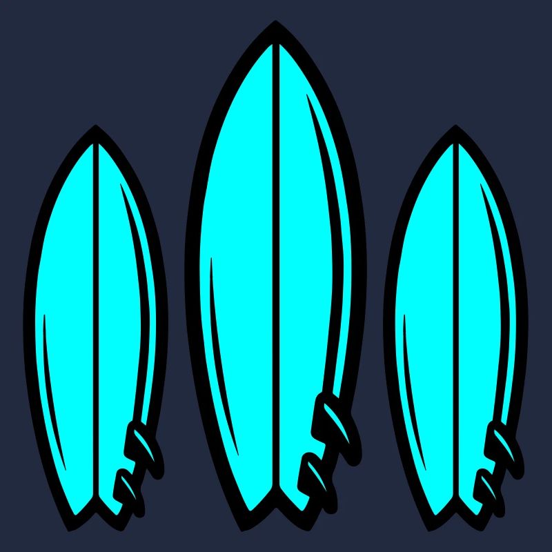 Planche de surf symbole surf