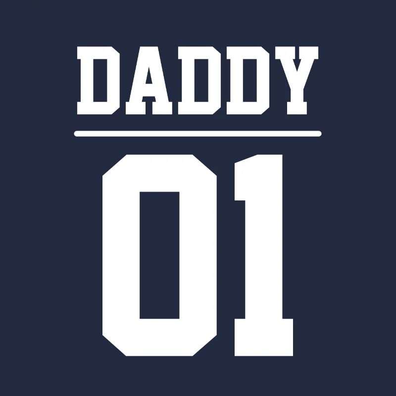 Daddy 01 Papa Nummer 1 Dad Vater Team Geschenk