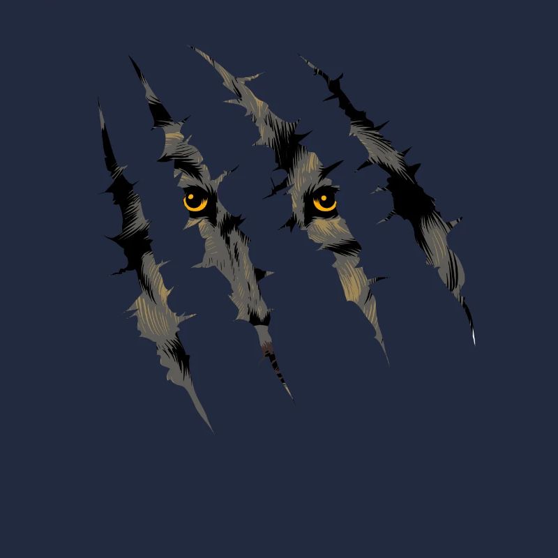 Wolf Griffe Rayures Loups forêt