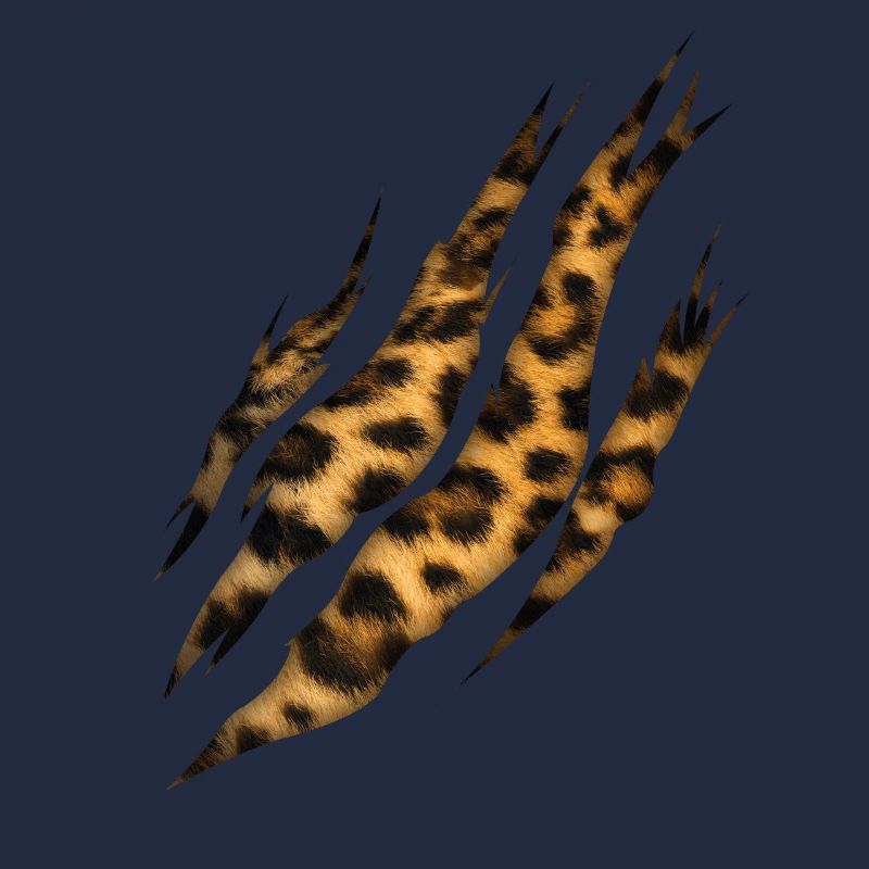 Kralle Leopard Fell Muster