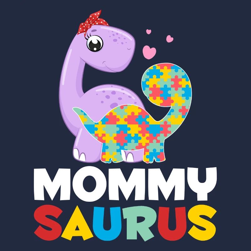Mama Dinosaurier Autistisches Kind Mutter