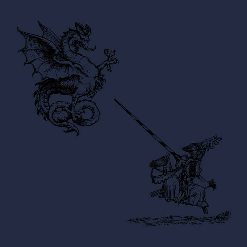 Chevalier combattant le dragon