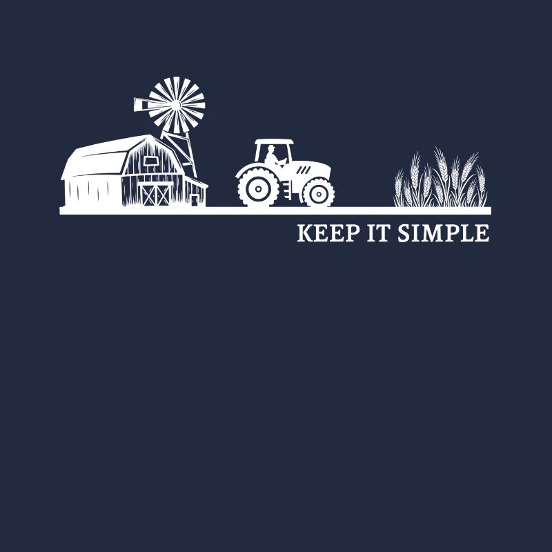 Landwirtschaft Bauernhof Geschenk · Einfach