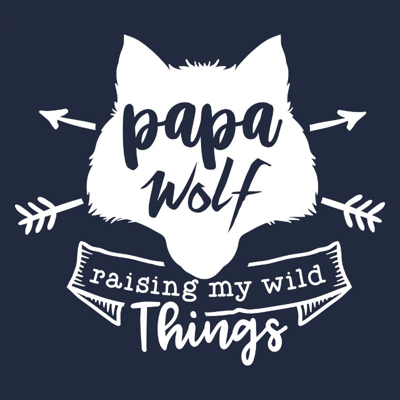 Papa Wolf weiß