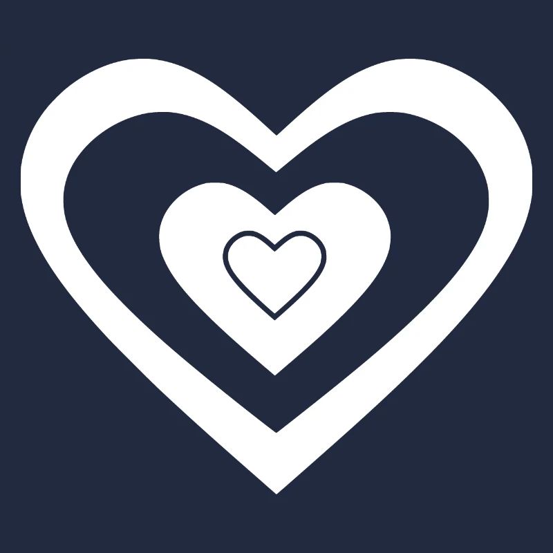 Coeur blanc Saint-Valentin