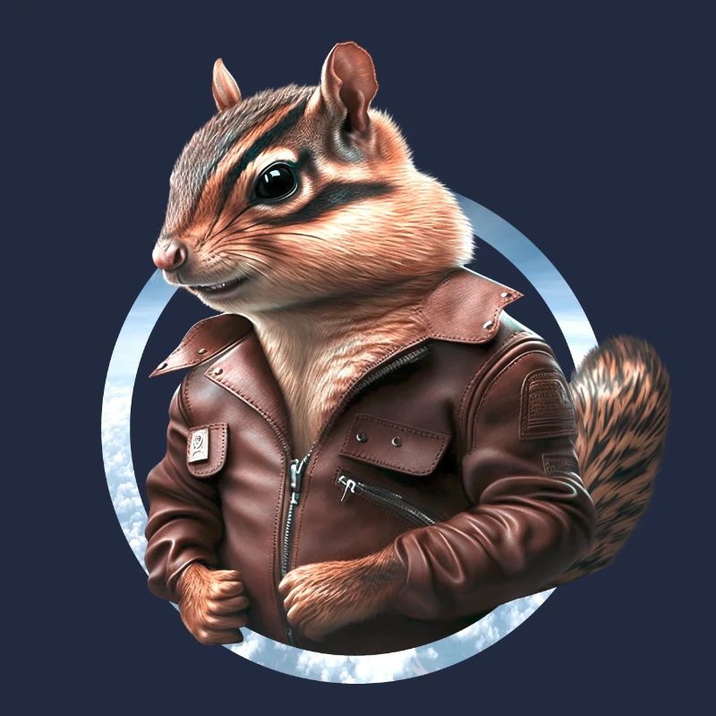 Chipmunks Captain Leather Jacket Pilot