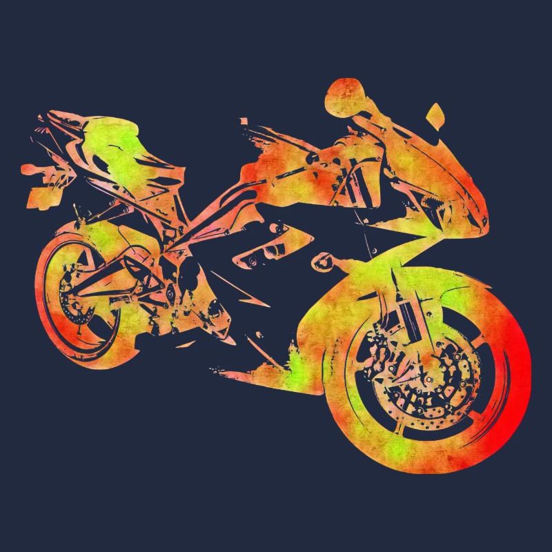 Motorcycle silhouette