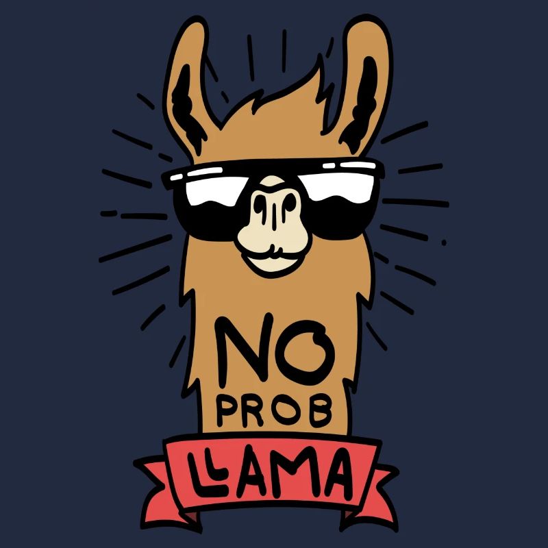 No ProbLlama - cooles Lama Geschenk