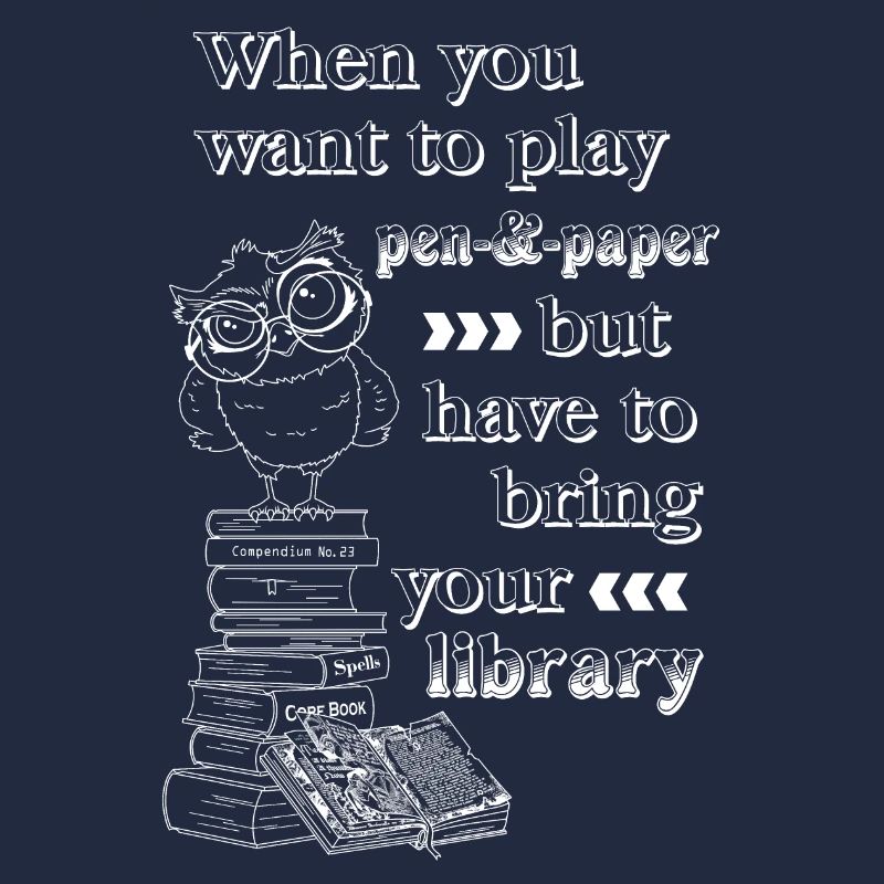 Bücherei Rollenspiele Bücher Eule Illustration