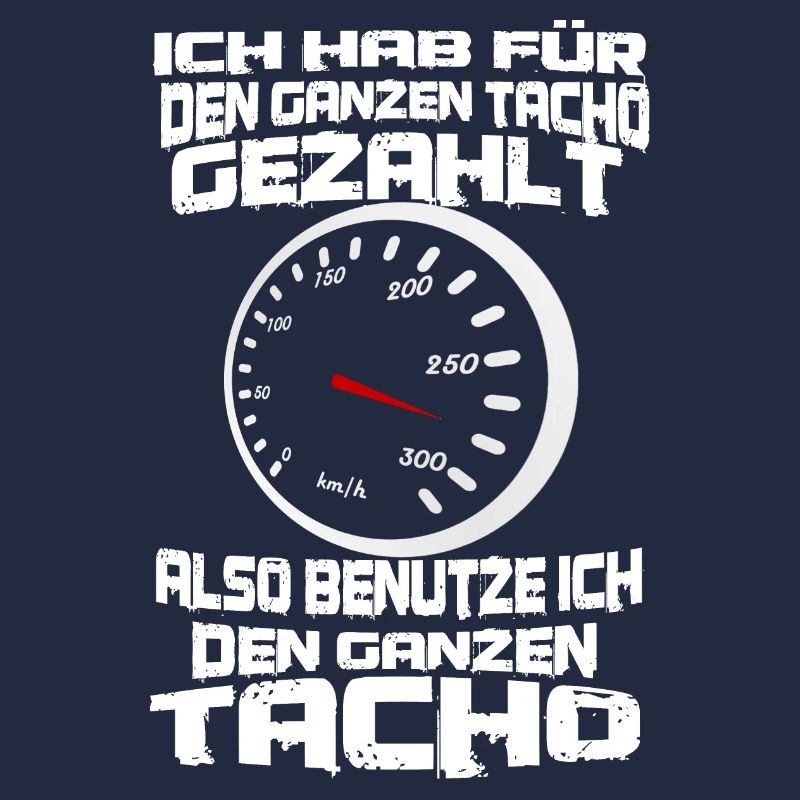 auto geschwindigkeit tacho spruch