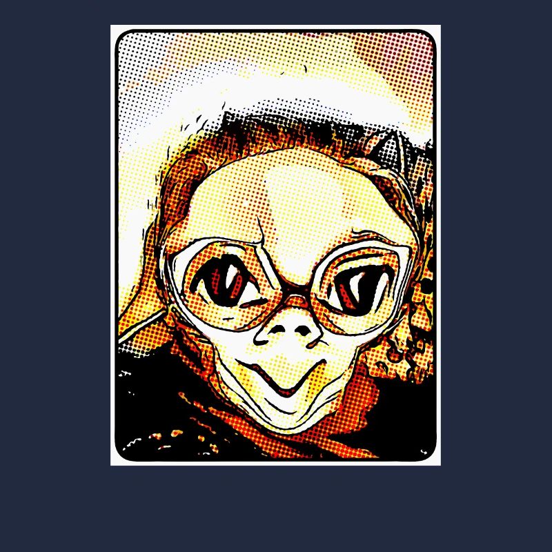 Knuffiger Alien (DDP 2:3, grille de points)