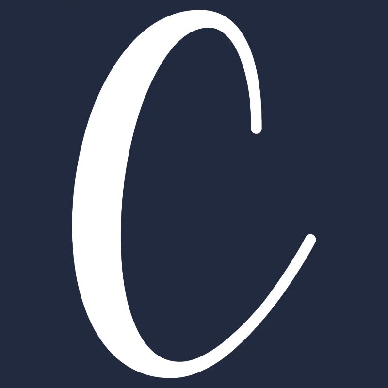 Calligraphie, initiale C