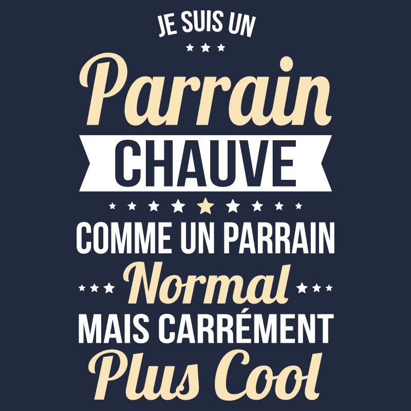 Parrain chauve comme parrain normal plus cool