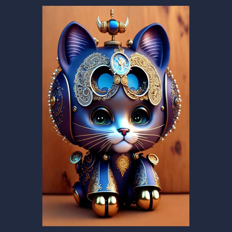 Cute Clockwork Baby Cat Android