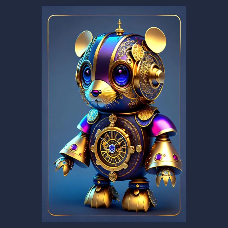 Mignon Clockwork Bébé Hamster Android