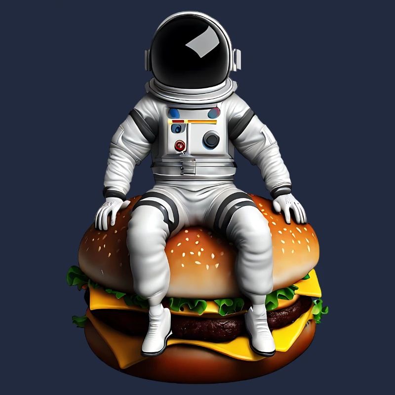 Astronaute spatial Cheeseburger